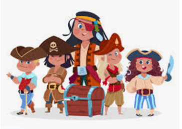дети в роли пиратов от стресса