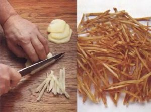 нарезать картофель соломкой